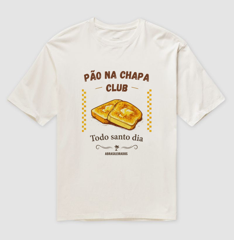 Pão na Chapa Club - Camiseta Oversized