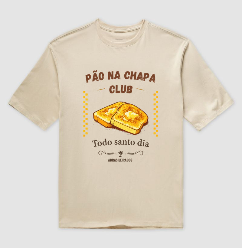 Pão na Chapa Club - Camiseta Oversized
